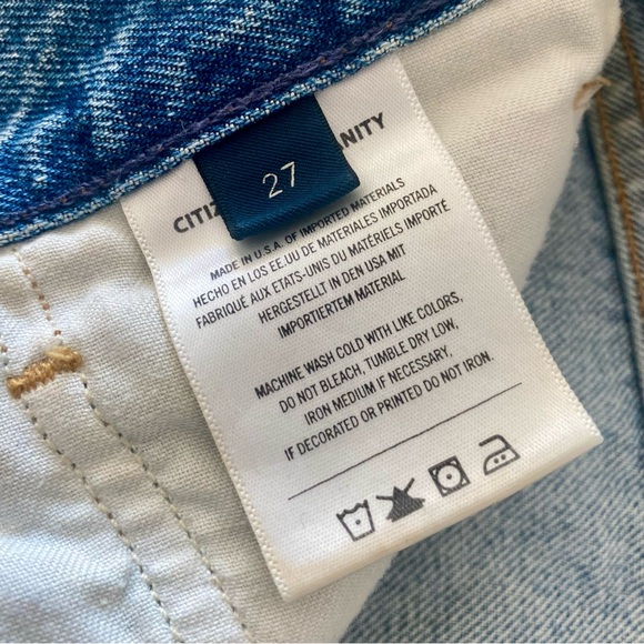 Citizens of Humanity “Charlotte” High Rise Straight Jeans, size 27 - Picture 16 of 16